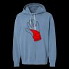 Unisex Garment-Dyed Lightweight Fleece Hooded Sweatshirt Thumbnail