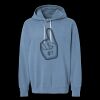 Unisex Garment-Dyed Lightweight Fleece Hooded Sweatshirt Thumbnail