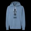 Unisex Garment-Dyed Lightweight Fleece Hooded Sweatshirt Thumbnail