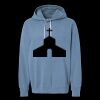 Unisex Garment-Dyed Lightweight Fleece Hooded Sweatshirt Thumbnail