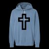 Unisex Garment-Dyed Lightweight Fleece Hooded Sweatshirt Thumbnail
