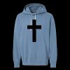 Unisex Garment-Dyed Lightweight Fleece Hooded Sweatshirt Thumbnail