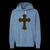 Unisex Garment-Dyed Lightweight Fleece Hooded Sweatshirt Thumbnail