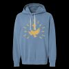 Unisex Garment-Dyed Lightweight Fleece Hooded Sweatshirt Thumbnail