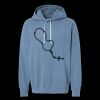 Unisex Garment-Dyed Lightweight Fleece Hooded Sweatshirt Thumbnail