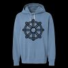 Unisex Garment-Dyed Lightweight Fleece Hooded Sweatshirt Thumbnail