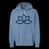 Unisex Garment-Dyed Lightweight Fleece Hooded Sweatshirt Thumbnail