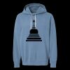 Unisex Garment-Dyed Lightweight Fleece Hooded Sweatshirt Thumbnail