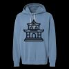 Unisex Garment-Dyed Lightweight Fleece Hooded Sweatshirt Thumbnail