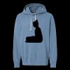 Unisex Garment-Dyed Lightweight Fleece Hooded Sweatshirt Thumbnail