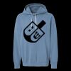 Unisex Garment-Dyed Lightweight Fleece Hooded Sweatshirt Thumbnail