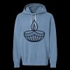 Unisex Garment-Dyed Lightweight Fleece Hooded Sweatshirt Thumbnail