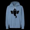 Unisex Garment-Dyed Lightweight Fleece Hooded Sweatshirt Thumbnail