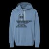 Unisex Garment-Dyed Lightweight Fleece Hooded Sweatshirt Thumbnail