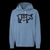 Unisex Garment-Dyed Lightweight Fleece Hooded Sweatshirt Thumbnail