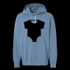 Unisex Garment-Dyed Lightweight Fleece Hooded Sweatshirt Thumbnail