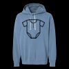 Unisex Garment-Dyed Lightweight Fleece Hooded Sweatshirt Thumbnail