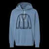 Unisex Garment-Dyed Lightweight Fleece Hooded Sweatshirt Thumbnail