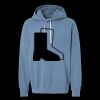 Unisex Garment-Dyed Lightweight Fleece Hooded Sweatshirt Thumbnail