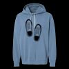 Unisex Garment-Dyed Lightweight Fleece Hooded Sweatshirt Thumbnail