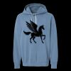 Unisex Garment-Dyed Lightweight Fleece Hooded Sweatshirt Thumbnail