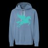 Unisex Garment-Dyed Lightweight Fleece Hooded Sweatshirt Thumbnail