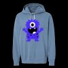 Unisex Garment-Dyed Lightweight Fleece Hooded Sweatshirt Thumbnail