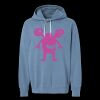 Unisex Garment-Dyed Lightweight Fleece Hooded Sweatshirt Thumbnail