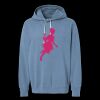 Unisex Garment-Dyed Lightweight Fleece Hooded Sweatshirt Thumbnail