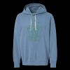 Unisex Garment-Dyed Lightweight Fleece Hooded Sweatshirt Thumbnail