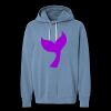Unisex Garment-Dyed Lightweight Fleece Hooded Sweatshirt Thumbnail