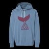Unisex Garment-Dyed Lightweight Fleece Hooded Sweatshirt Thumbnail