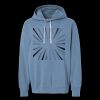 Unisex Garment-Dyed Lightweight Fleece Hooded Sweatshirt Thumbnail