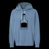Unisex Garment-Dyed Lightweight Fleece Hooded Sweatshirt Thumbnail