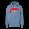 Unisex Garment-Dyed Lightweight Fleece Hooded Sweatshirt Thumbnail