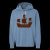 Unisex Garment-Dyed Lightweight Fleece Hooded Sweatshirt Thumbnail