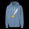Unisex Garment-Dyed Lightweight Fleece Hooded Sweatshirt Thumbnail