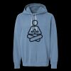 Unisex Garment-Dyed Lightweight Fleece Hooded Sweatshirt Thumbnail