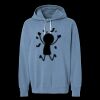 Unisex Garment-Dyed Lightweight Fleece Hooded Sweatshirt Thumbnail