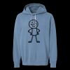 Unisex Garment-Dyed Lightweight Fleece Hooded Sweatshirt Thumbnail
