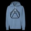 Unisex Garment-Dyed Lightweight Fleece Hooded Sweatshirt Thumbnail