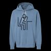Unisex Garment-Dyed Lightweight Fleece Hooded Sweatshirt Thumbnail