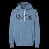 Unisex Garment-Dyed Lightweight Fleece Hooded Sweatshirt Thumbnail