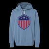 Unisex Garment-Dyed Lightweight Fleece Hooded Sweatshirt Thumbnail