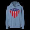 Unisex Garment-Dyed Lightweight Fleece Hooded Sweatshirt Thumbnail