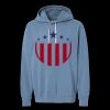 Unisex Garment-Dyed Lightweight Fleece Hooded Sweatshirt Thumbnail