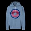 Unisex Garment-Dyed Lightweight Fleece Hooded Sweatshirt Thumbnail
