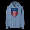 Unisex Garment-Dyed Lightweight Fleece Hooded Sweatshirt Thumbnail