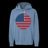 Unisex Garment-Dyed Lightweight Fleece Hooded Sweatshirt Thumbnail