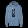 Unisex Garment-Dyed Lightweight Fleece Hooded Sweatshirt Thumbnail